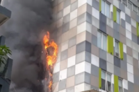 Hotel 101 Urban Glodok Jakarta Terbakar