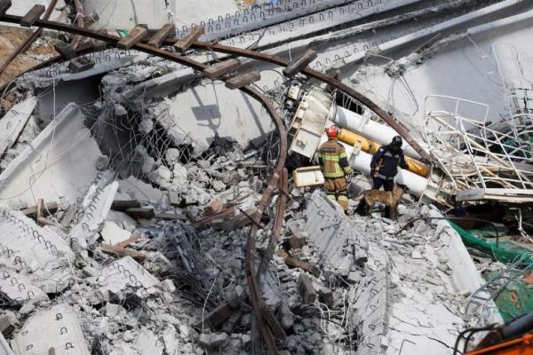 Jembatan Ambruk saat Dibangun di Korsel, Empat Orang Tewas