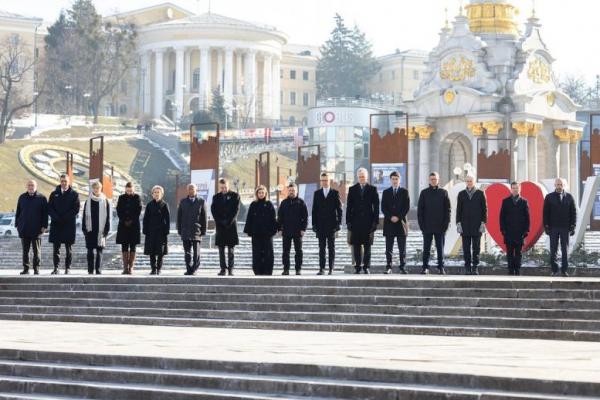 Pemimpin Eropa Peringati Tiga Tahun Perang di Kyiv, AS Tidak Hadir