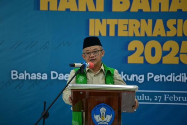 Mendikdasmen Soroti Pentingnya Pengunaan Bahasa Daerah dalam Pendidikan