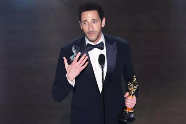 Adrien Brody Perintahkan Pemutaran Musik Dimatikan saat Pidato Kemenangan Aktor Terbaik Oscar 2025