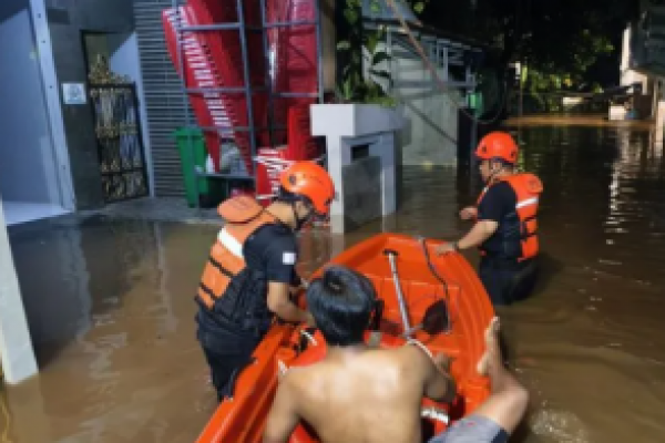 Kali Ciliwung Meluap, Banjir Jakarta Meluas