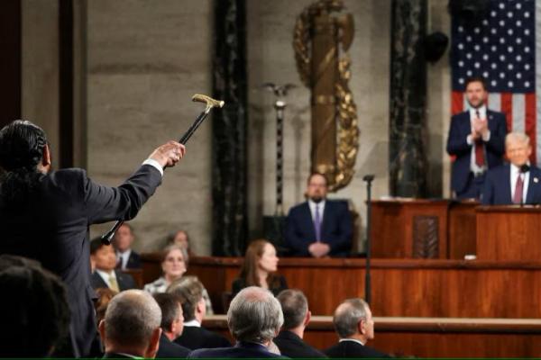 Pidato Memuji Diri Sendiri Tanpa Henti, Partai Demokrat Ejek Trump