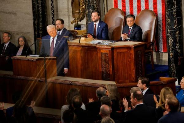Poin-poin Penting dari Pidato Trump di Hadapan Kongres AS