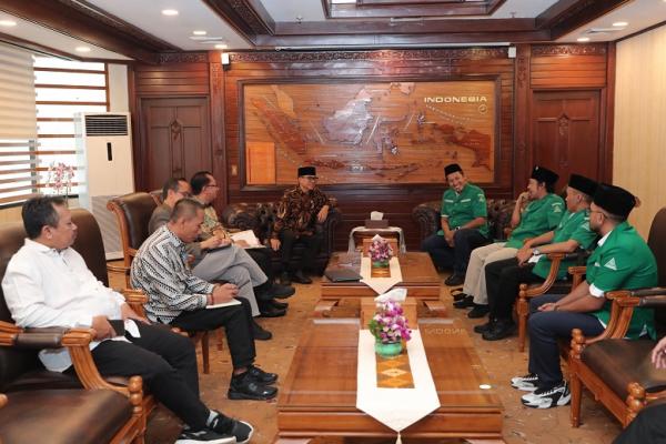 Mendes Yandri Ajak GP Ansor Kolaborasi Bangun Desa