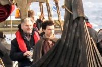 Set Terbaru The Odyssey Bocor, Tom Holland dan Sutradara Christopher Nolan Berada di Atas Kapal