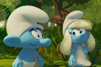 Gambar Terbaru Film Smurfs, Rihanna `Smurfette` Berjalan-jalan di Hutan yang Cerah Ceria