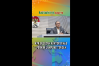 KPK Geledah Kantor Dinas Perkim Lampung Tengah 