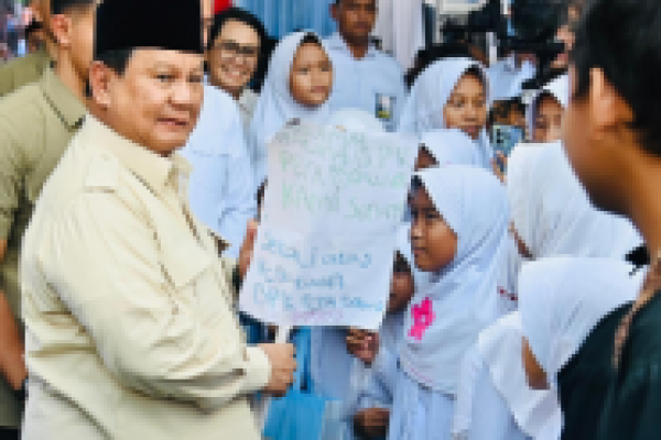 Digitalisasi, Prabowo Janji Pasang Televisi di Seluruh Sekolah Indonesia