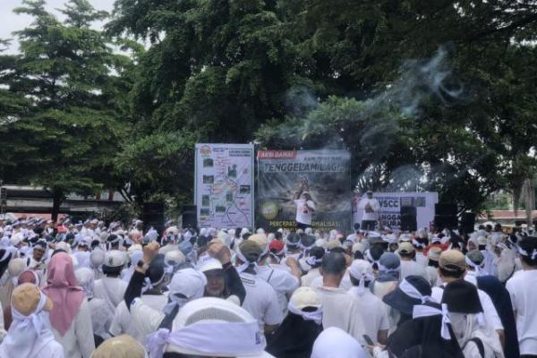 Saat Ribuan Warga Tuntut Percepatan Normalisasi Sungai Cileungsi-Cikeas