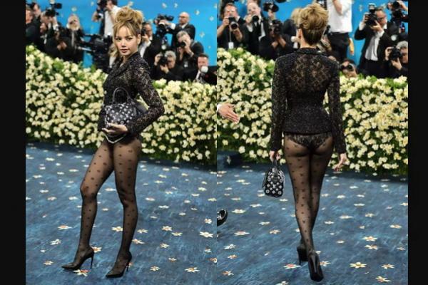 Debut Met Gala 2025, Lisa BLACKPINK Hebohkan Internet dengan Lingerie Nakal Louis Vuitton