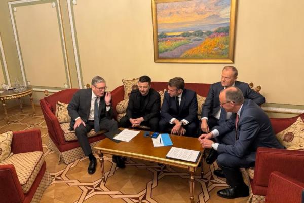 Para Pemimpin Eropa Minta Putin Setujui Gencatan Senjata 30 Hari Ukraina