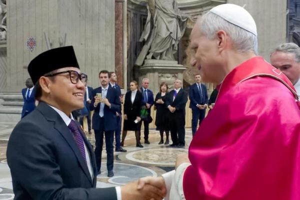 Fraksi PKB MPR Apresiasi Kehadiran Menko Muhaimin di Pelantikan Paus Leo