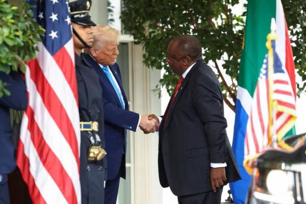 Bertemu Ramaphosa, Trump Ungkap Klaim Palsu soal Genosida Kulit Putih di Afsel