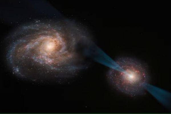 Astronom Amati Dua Galaksi Bertarung sebelum Penggabungan Kosmik Raksasa