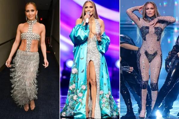 Jennifer Lopez Tampil dengan Delapan Gaun Seksi di American Music Awards 2025
