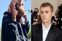 Liburan, Justin Bieber Gendong Putranya Jack Blues Tanpa Hailey Bieber Sang Miliarder Baru