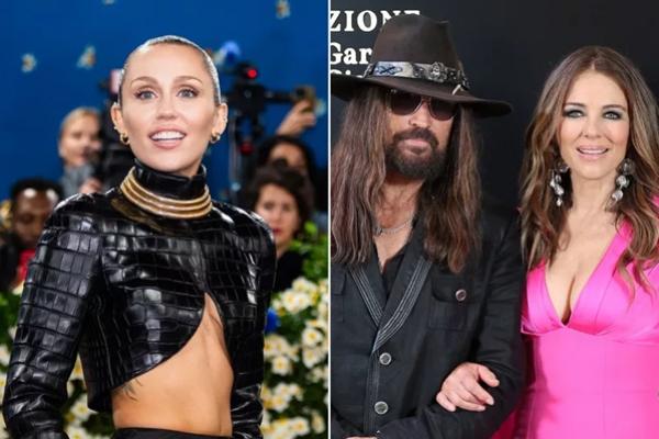 Begini Reaksi Miley Cyrus terhadap Kisah Cinta Ayahnya Billy Ray Cyrus dengan Elizabeth Hurley