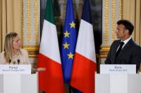 Perbaiki Hubungan Usai Ketegangan Italia-Prancis, Macron Kunjungi Meloni