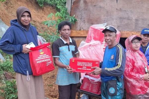 Kemensos Kirim Bantuan untuk Korban Longsor di Ambon