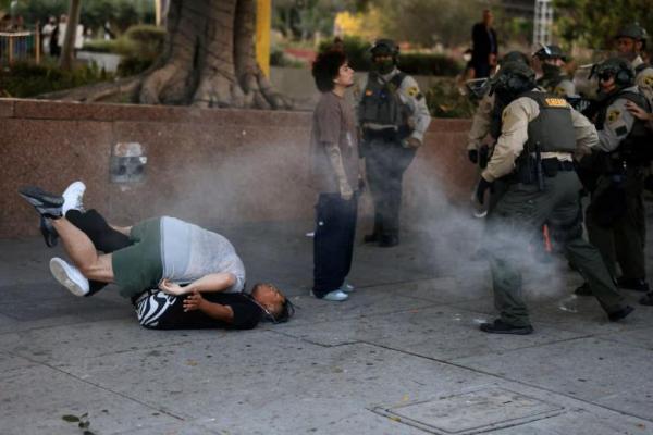 Dikerahkan di Los Angeles, Marinir Diberi Kewenangan Tahan Warga Sipil