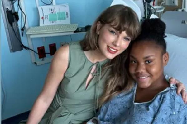 Taylor Swift mengunjungi Rumah Sakit Anak Joe DiMaggio di Florida secara mendadak pada Jumat (13/6/2025). (FOTO: INSTAGRAM) 
