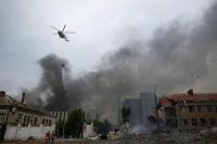 Rusia Tewaskan Sedikitnya 15 Orang dalam Serangan di Kota Besar Ukraina