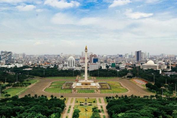 Kawasan Monumen Nasional di Jakarta (Foto: tirto.id) 