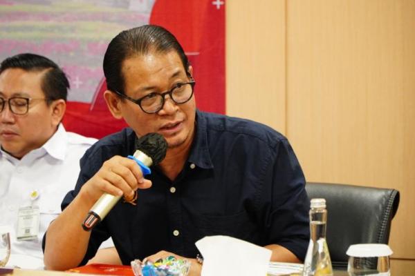 Deputi Bidang Penganekaragaman Konsumsi dan Keamanan Pangan NFA, Andriko Noto Susanto dalam kunjungan kerja (kunker) reses Komisi IV DPR RI ke Batam, Kepulauan Riau, Sabtu (21/6/2025). (foto:NFA) 