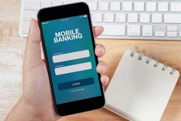 Ilustrasi Mobile Banking. 