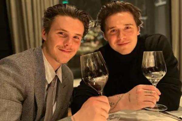 Dua putra David Beckham dan Victoria yaitu Cruz dan Brooklyn Beckham. (FOTO: INSTAGRAM) 