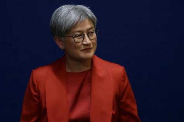 Menteri Luar Negeri Persemakmuran Australia Penny Wong berpidato di Majelis Umum PBB ke-79 di markas besar PBB di New York, AS, 27 September 2024. REUTERS 