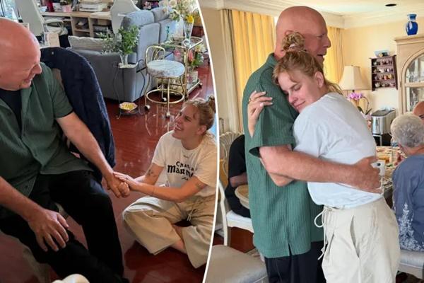 Bruce Willis dan putrinya Tallulah Willis. (FOTO: INSTAGRAM) 