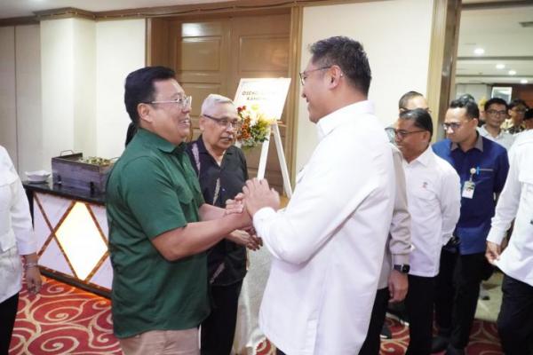 Kepala Badan Pangan Nasional/National Food Agency (NFA)  Arief Prasetyo Adi dalam Kongres Tani yang menjadi rangkaian Musyawarah Nasional Himpunan Kerukunan Tani Indonesia (HKTI) di Jakarta, Selasa (24/6/2025). (foto:NFA) 