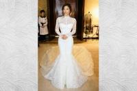 Gaun pengantin Lauren Sanchez buatan Dolce & Gabbana. (FOTO: INSTAGRAM)