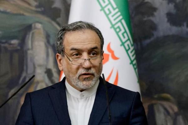 Menteri Luar Negeri Iran Abbas Araqchi menghadiri konferensi pers di Moskow, Rusia, 18 April 2025. Foto via REUTERS 