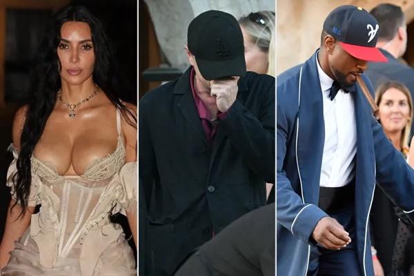 Kim Kardashian; Leonardo DiCaprio; Usher. Jeff Bezos dan Lauren Sanchez Menutup Pernikahan Mewah Mereka dengan Pesta Piyama. (FOTO: BACKGRID) 