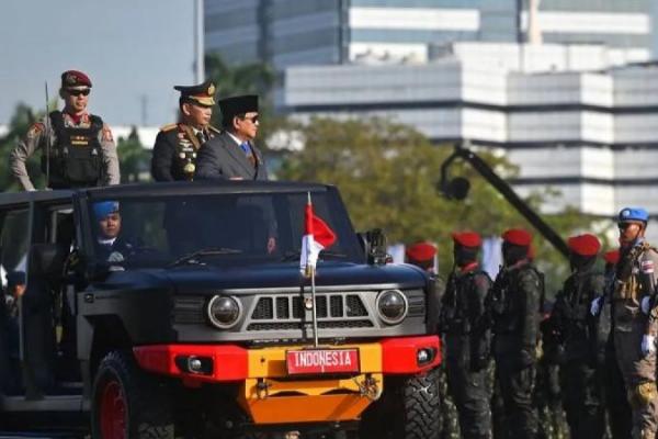Presiden Prabowo Subianto saat menghadiri HUT Bhayangkara 2025 di Monumen Nasional (Monas) (Foto: ANTARA) 