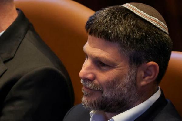 Menteri Keuangan Israel Bezalel Smotrich menghadiri sesi Pleno Knesset, Parlemen Israel, di Yerusalem, 11 Juni 2025 REUTERS 