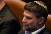 Menteri Keuangan Israel Bezalel Smotrich menghadiri sesi Pleno Knesset, Parlemen Israel, di Yerusalem, 11 Juni 2025 REUTERS