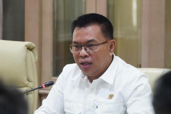 Deputi Bidang Ketersediaan dan Stabilisasi Pangan NFA I Gusti Ketut Astawa, dalam Rapat Koordinasi Pasokan Bahan Pangan KDMP di Kantor NFA, Jakarta  Selasa (8/7/2025).(foto:NFA) 
