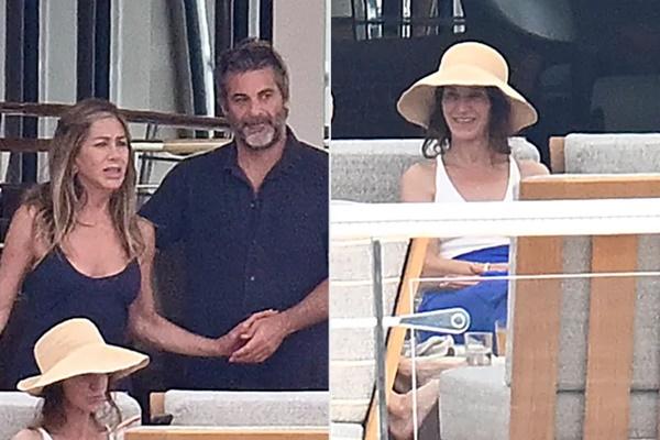 Jennifer Aniston dan Jim Curtis; istri Jason Bateman, Amanda Anka. Picu Rumor Asmara, Jennifer Aniston dan Ahli Hipnotis Jim Curtis Liburan Mewah di Kapal Pesiar (FOTO: SPLASH NEWS) 