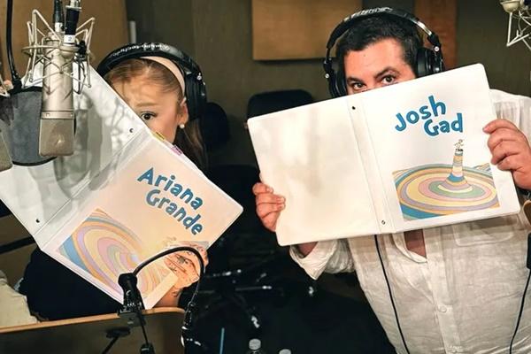 Garap Film Oh, the Places You`ll Go, Ariana Grande dan Josh Gad Merasa tak Pernah Sehebat Ini. (FOTO: INSTAGRAM) 
