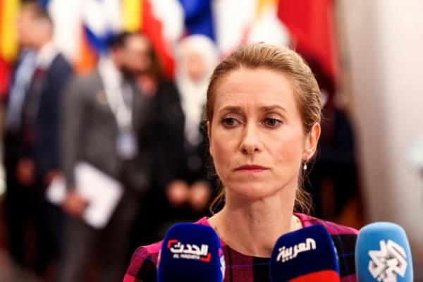 Perwakilan Tinggi Uni Eropa untuk Urusan Luar Negeri dan Kebijakan Keamanan, Kaja Kallas, di Brussels, Belgia, 14 Juli 2025. REUTERS 