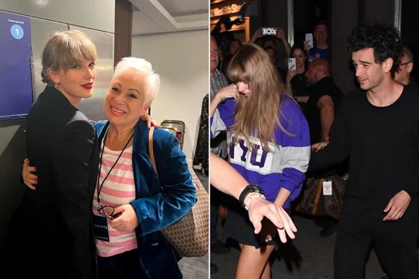 Taylor Swift dan Denise Welch. Taylor Swift dan Matty Healy di New York City pada bulan Mei 2023. (FOTO: GC IMAGE) 