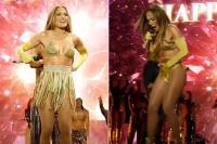 Ups! Rok Rumbai Jennifer Lopez Melorot di Atas Panggung