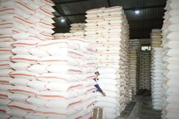 Badan Pangan Nasional/National Food Agency (NFA) telah mengeluarkan imbauan agar stok beras tetap disalurkan ke konsumen. (foto:stok beras/NFA) 