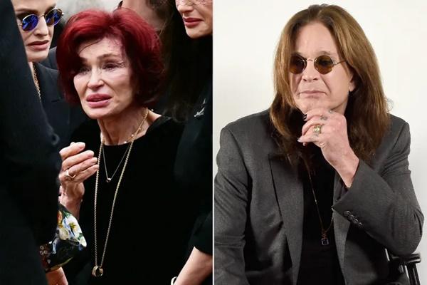 Prosesi Pemakaman Ozzy Osbourne, Sharon Osbourne Pakai Cincin Kawin Suaminya. (FOTO: GETTY IMAGE) 
