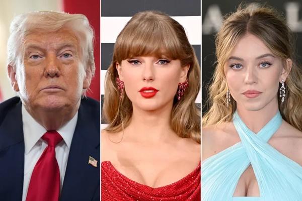 Donald Trump mengadu Taylor Swift dan Sydney Sweeney satu sama lain dalam postingan Truth Social yang baru. (FOTO: WIREIMAGE) 