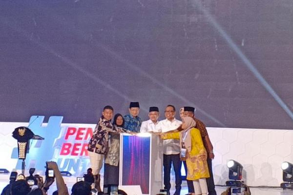Peluncuran tiga program bantuan untuk guru dalam rangka menyambut Hari Kemerdekaan Indonesia ke-80 (Foto: Ist) 